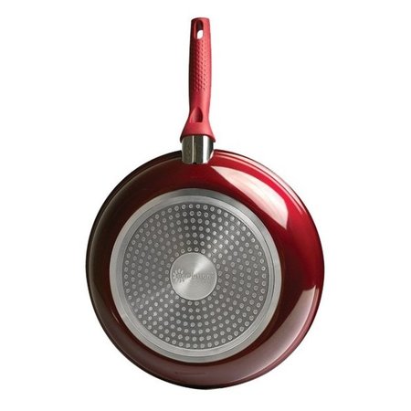 ECOLUTION Pan Fry Ceramic Red 9-1/2In EBCAW-5124